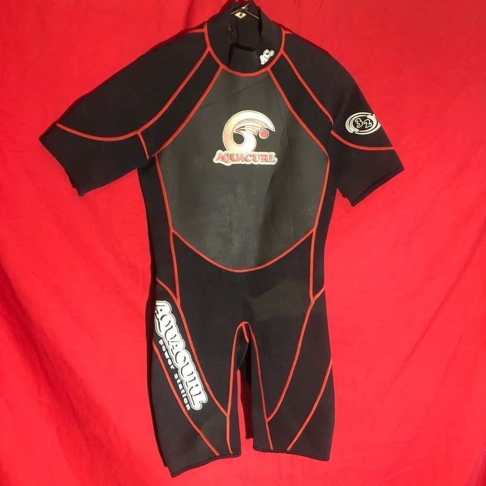 Aqua Curl Power Station Surfing Wetsuit Zip Up